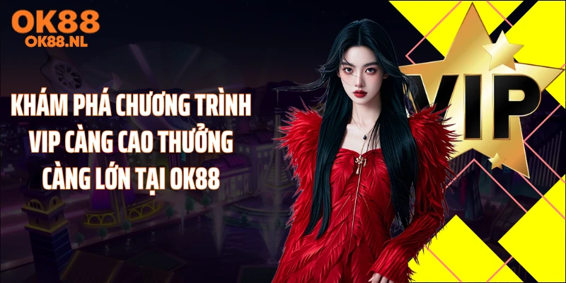Khám phá chương trình Vip càng cao thưởng càng lớn tại OK88