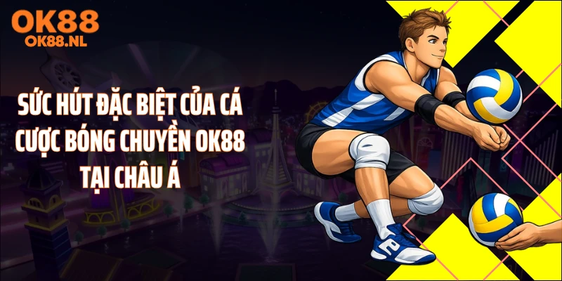 Sức hút đặc biệt của cá cược bóng chuyền OK88 tại châu Á